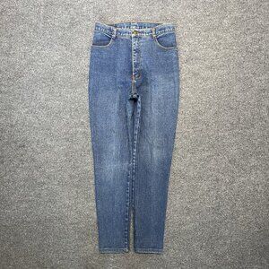 Vintage Free World International High-Waisted Straight Leg Denim Jeans Size 28